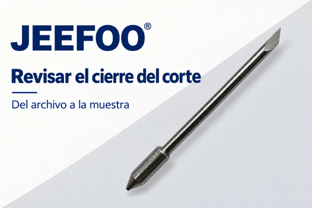 Cuchillas para vinilo: diagnóstico de un contorno de corte que no cierra